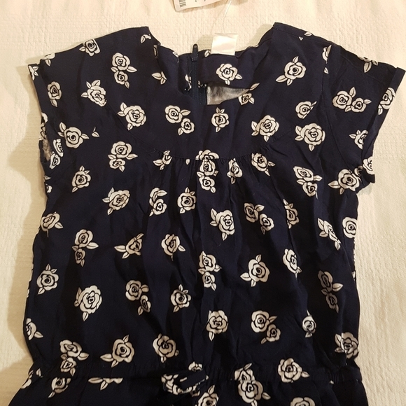 Gymboree girls size 6 floral jumpsuit, New - Picture 4 of 7
